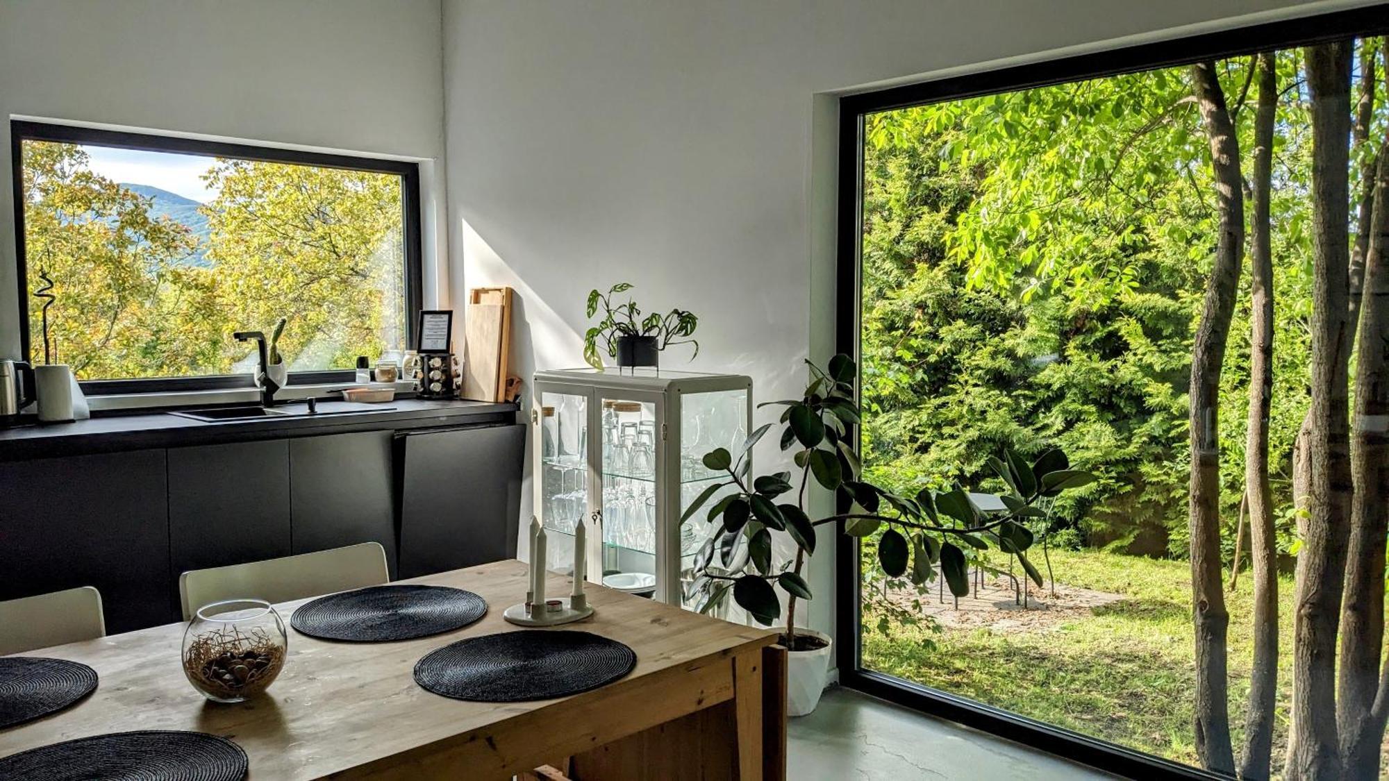 Black Walnut House With Indoor Outdoor Fireplace Izvoarele  Exteriör bild